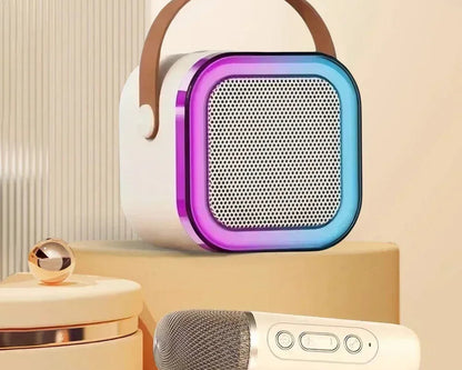 K12 Karaoke Machine Portable Bluetooth 5.3 PA Speaker System with 1-2